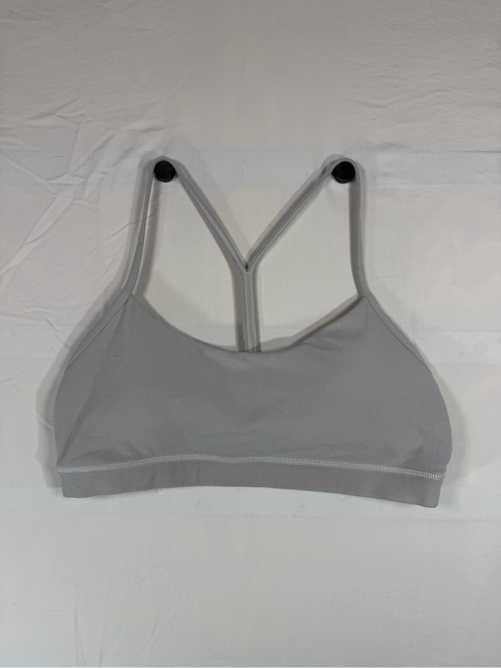ululemon Nulu Flow Y Bra Women’s Strappy Back Gray Athletic size 8